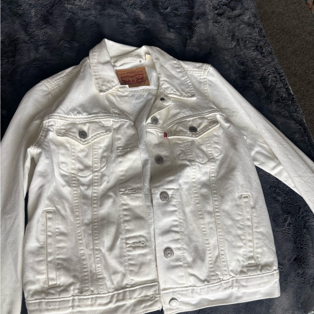 Levi's Classic White Denim Jacket
